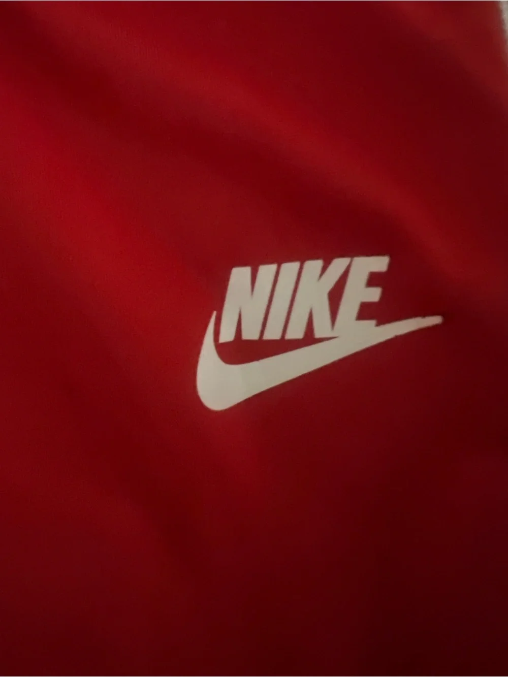 Nike Red Kids' Zip Jacket with Black Zipper Detail - Picture 5 of 5